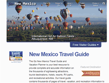Tablet Screenshot of go-newmexico.com